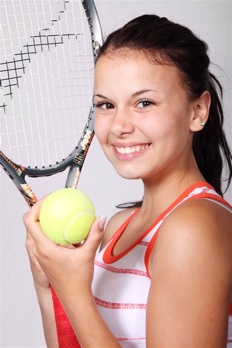 無料画像 人 女の子 女性 スポーツ 玉 綺麗な かなり アスリート テニスボール テニスラケット テニス選手