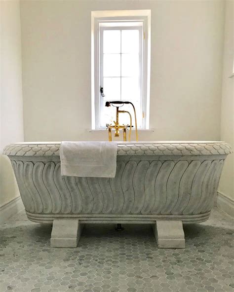 Stonetubs Posted To Instagram Hand Carved Bathtub From One Piece