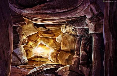 Free Download Cave Interior Background By Sketcheth Digital Art