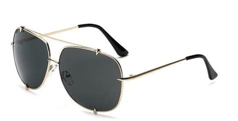 hbk fashion oversized pilot sunglasses women uv400 retro brand designe moflily oversized