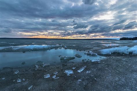 Kelly Beach Blue Ice Sunset Photograph By Ron Wiltse Pixels