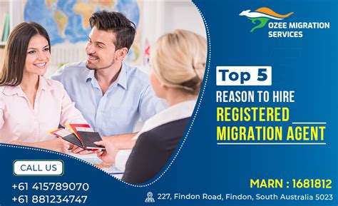 here are listing top 5 reasons to hire registered migration agent ozeemigration