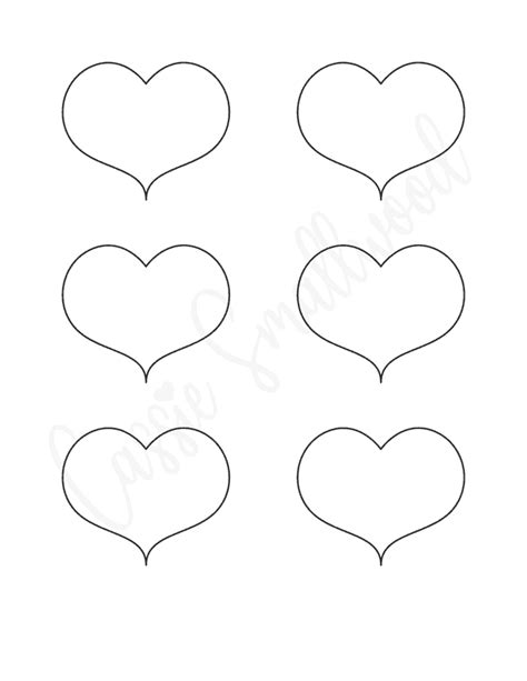 25 Cute Printable Heart Templates Tons Of Different Sizes And Shapes