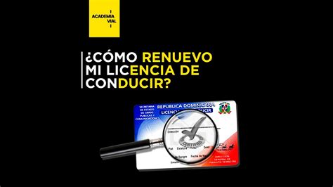¿cómo Renovar Tu Licencia De Conducir En República Dominicana Youtube
