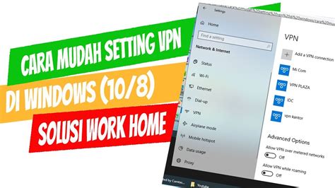 Temukan cara membuat vpn server untuk mengakses situs terblokir dan menggunakan internet lebih aman dan privat di artikel ini. cara mudah setting vpn di windows - YouTube