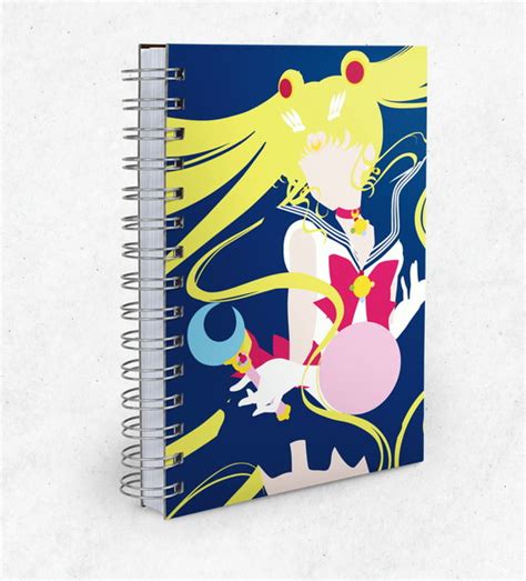 Caderno Sailor Moon No Elo Arctic Fox Produtos Personalizados E Infantis BA E
