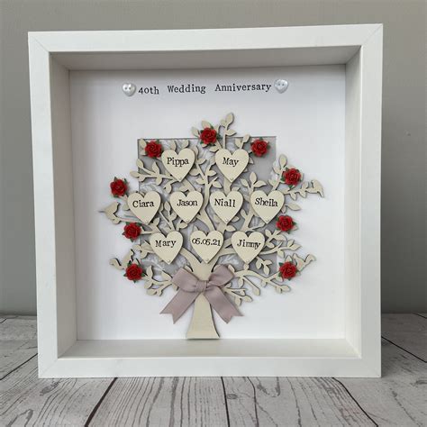 Personalised Ruby Wedding Anniversary Gifts Th Parents My XXX Hot Girl