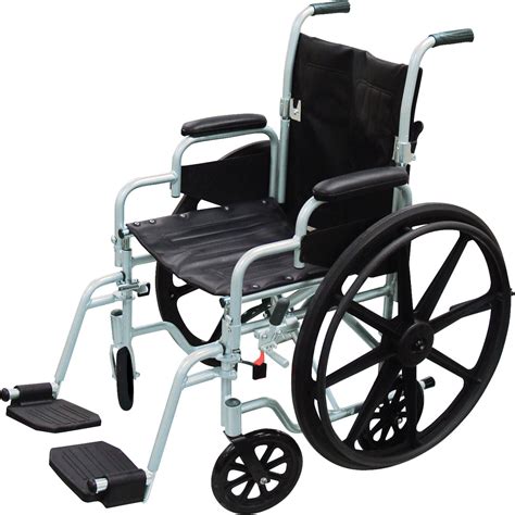 Drive Medical Poly Fly High Strength Lightweight Wheelchairflyweight Transport Chair Combo