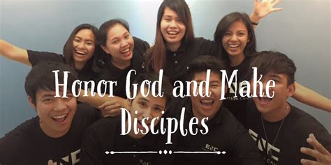 Honor God And Make Disciples