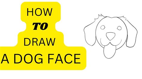 How To Draw A Dog Face Step By Step Youtube