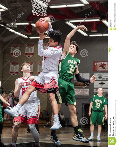 Pulling Down The Rebound Editorial Stock Image Image Of Basketball