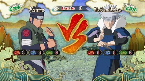 Naruto Shippuden Ultimate Ninja Storm 3 Asuma Sarutobi Vs The Second
