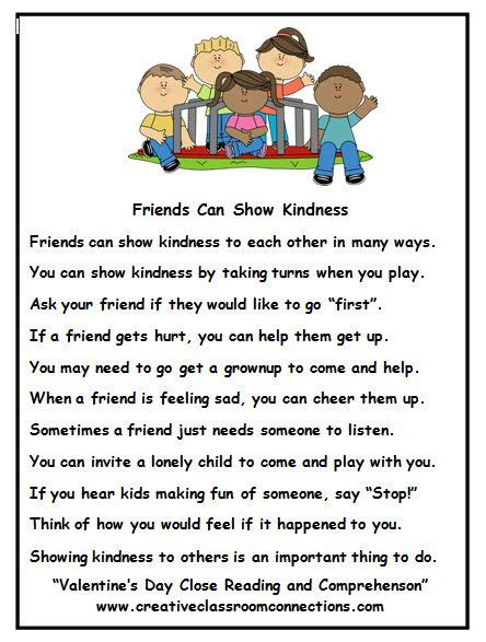 Friendship Story Makes A Great February Activity Complete Unit