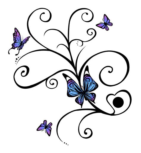 Butterflies Tattoo Design By J35k On Deviantart Butterfly Tattoo