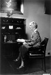 Lou Hoover at a desk - White House Historical Association