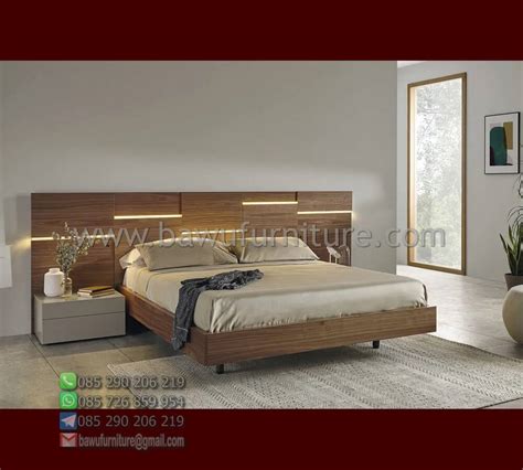 1 Tempat Tidur Kayu Minimalis Terbaru Model Modern Jati Bawu Furniture