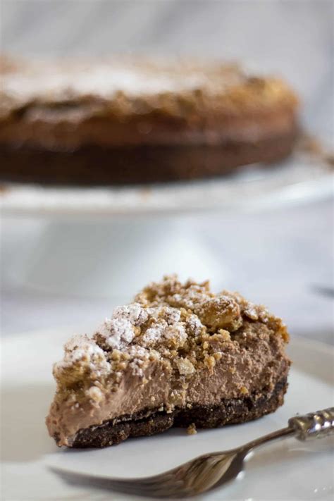 Chocolate Almond Cheesecake Artzy Foodie