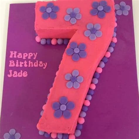 Floral Theme Number Cake Winni