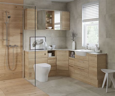 Java Shown In Willow Oak Fitted Bathroom Willow Oak Fitted Furniture