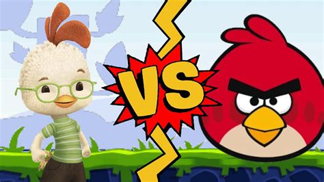Mugen Battles Chicken Little Vs Red Bird Disney Vs Angry Birds Youtube