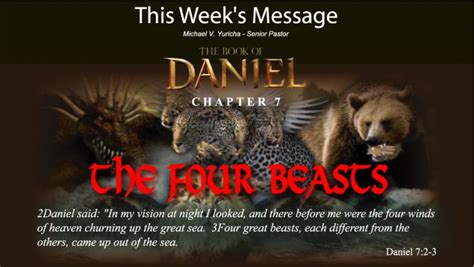Daniel Chapter 7 Part 1 The Four Beasts Judah Ministries