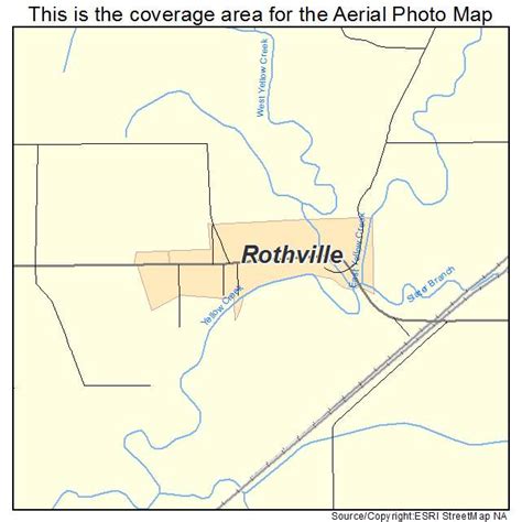 Aerial Photography Map Of Rothville Mo Missouri