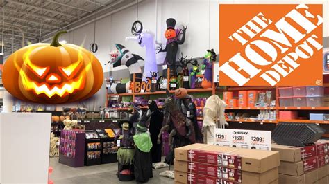 Home Depot Halloween Decorations 2019 4k Video Youtube