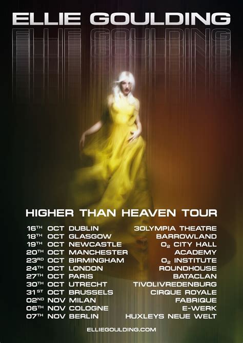 Ellie Goulding Announces ‘higher Than Heaven Eu Tour Mnpr Magazine