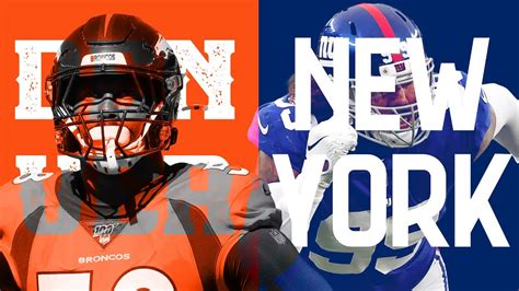 Denver Broncos Vs New York Giants Week Nfl Preview Youtube