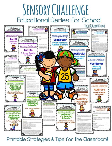 Sensory Challenge Educational Series For School This Is 31 Pages Of