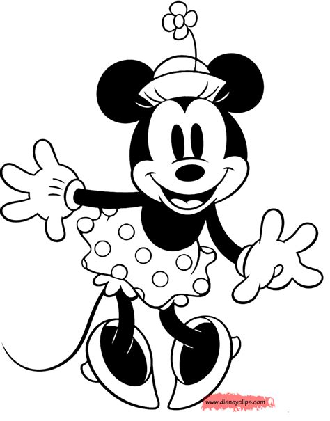 Our selection features favorite characters such as mickey mouse, minnie mouse, pluto, goofy, and donald duck, and more! Classic Minnie Mouse Coloring Pages 2 | Disney Coloring Book