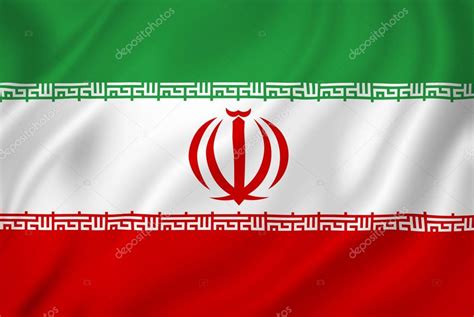 Die proportion der iranische flagge beträgt 4:7. Iran Flagge — Stockfoto © somartin #79930590