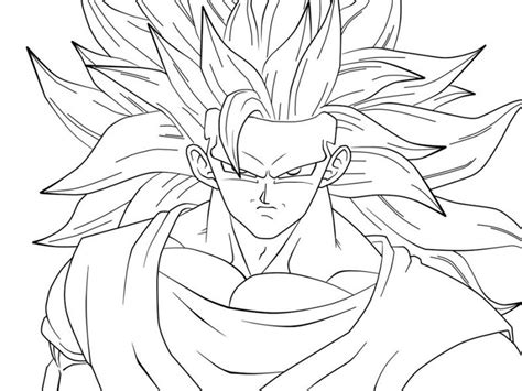 Dibujos Para Colorear De Goku Ssj Blue