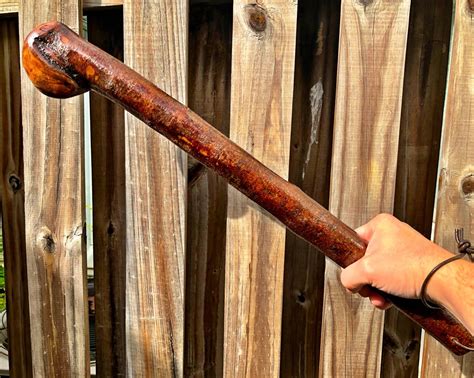 Armed And Informed Irish Blackthorn Shillelagh 22 Inches Long 720g
