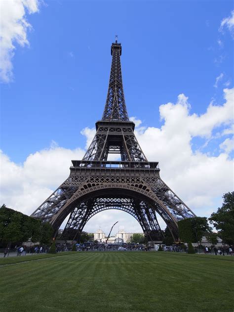 Paris France Eiffel Tower French Landmark Urban Europe Built