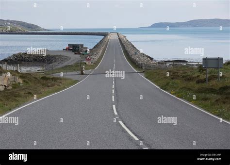 Eriskay Causeway Connecting Eriskay To South Uist Outer Hebrides