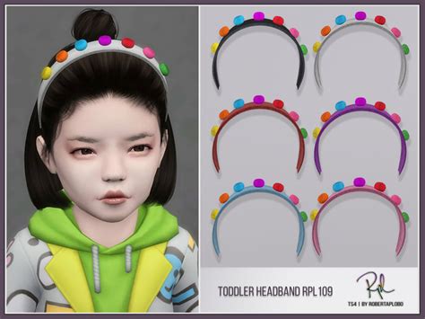 The Sims Resource Toddler Headband Rpl109