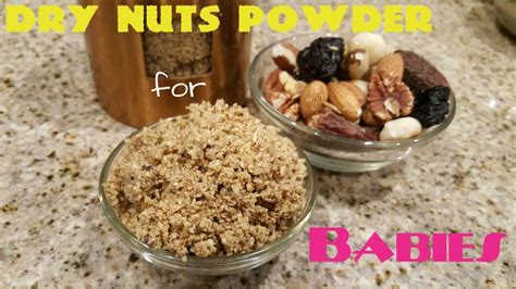Green gram powder is ready to use for baby and for adults during bath time. How to make dry fruits powder for babies quickly (Oven ...