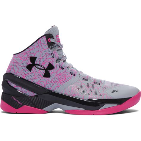 Under Armour Mens Ua Curry Two Basketball Shoes In Pink For Men Lyst