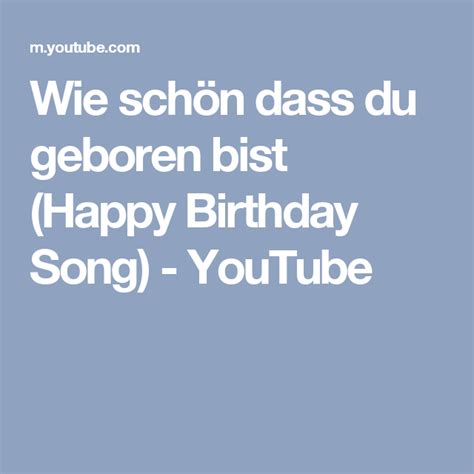 Mehmet Und Murat Wo Bist Du Songtext - Wie schön dass du geboren bist (Happy Birthday Song) - YouTube | Kinder