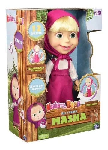 Masha Y El Oso Muñeca Masha Ríe Y Habla Spin Master En Venta En Chalco Estado De México Por Sólo