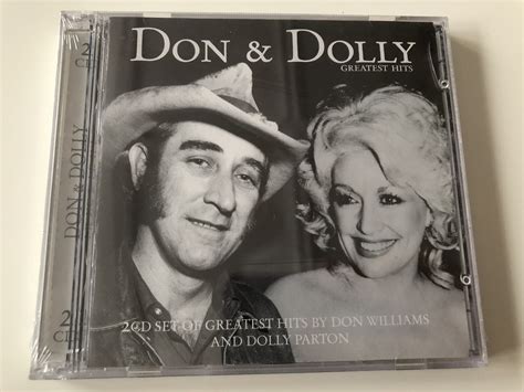 Don & Dolly Greater Hits / 2 CD Set of Greatest Hits by Don Williams and Dolly Parton / Audio CD 