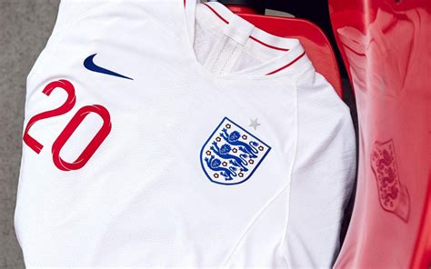 Artistic painted stripes are engineered into the knit of the sleeve. Revealed: England's new kits will be their most expensive ever