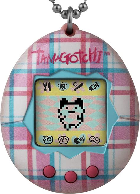 Tamagotchi The Original Gen 2 Plaid 15 Virtual Pet Toy Bandai America