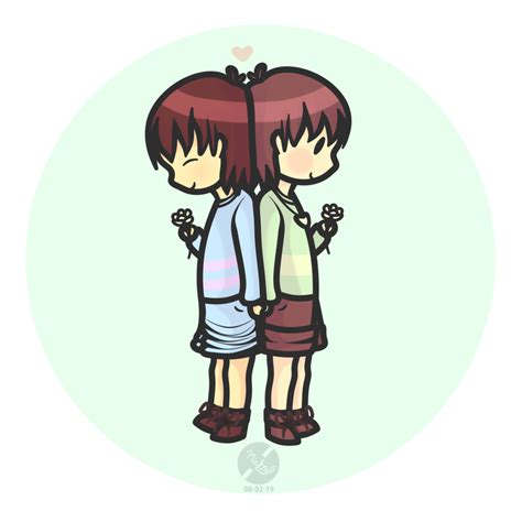 8 Chara And Frisk By Michy64 On Deviantart