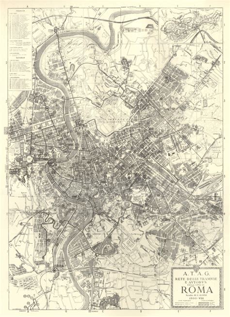 Roma Nel 1930 Geoportale Cartografico Città Metropolitana Di Roma
