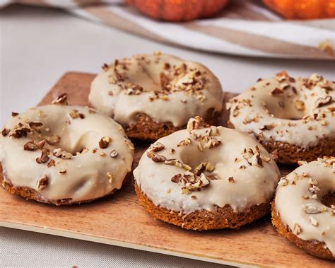 Pumpkin Spice Donuts With Maple Cream Cheese Glaze Bonni Bakery