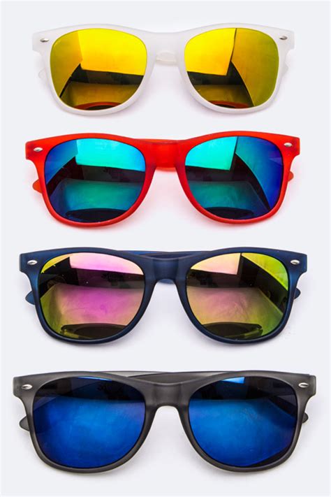 Color Frame Wayfarer Sunglasses More Colors Ava Adorn Apparel And Accessories