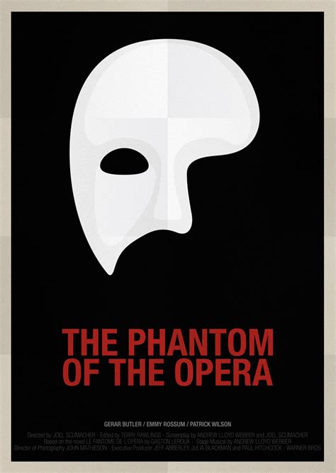 Alternative Movie Poster For The Phantom Of The Opera By Alejandro