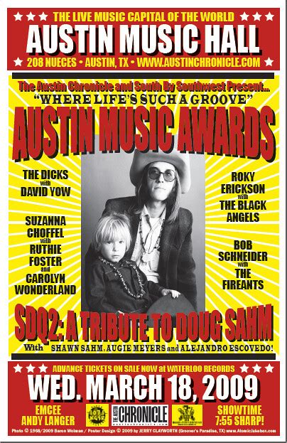 Austin Music Awards 2009 Poster The 27th Annual Austin Mus Flickr